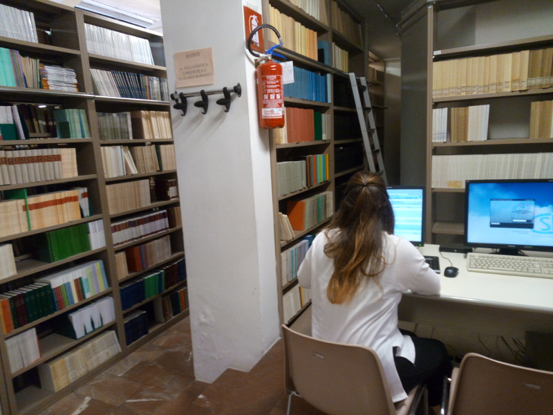 Biblioteca di Antropologia e Pedagogia Emeroteca della Biblioteca Umanistica Postazioni Internet